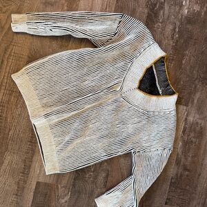 Striped Black and White Sweater